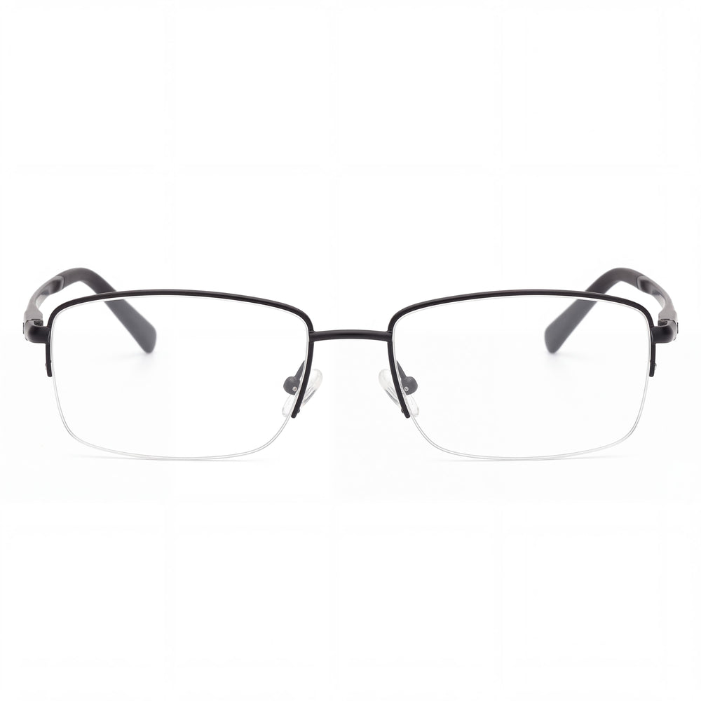Harley-Davidson Hd50063 Rectangle Eyeglasses for Unisex — front view, Metal