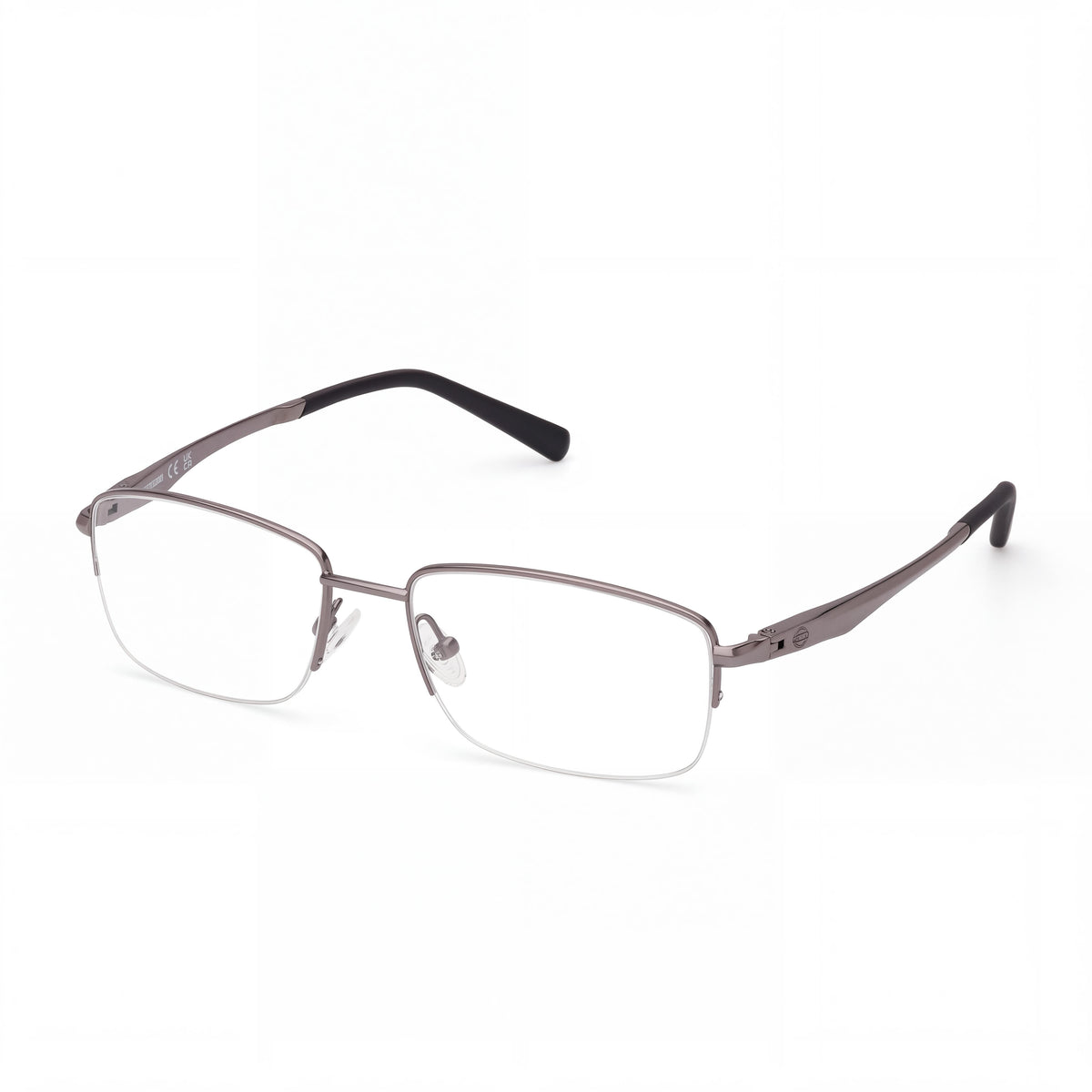 Harley-Davidson HD50063 Matte Gunmetal Rectangle Eyeglasses Unisex, Photo 1
