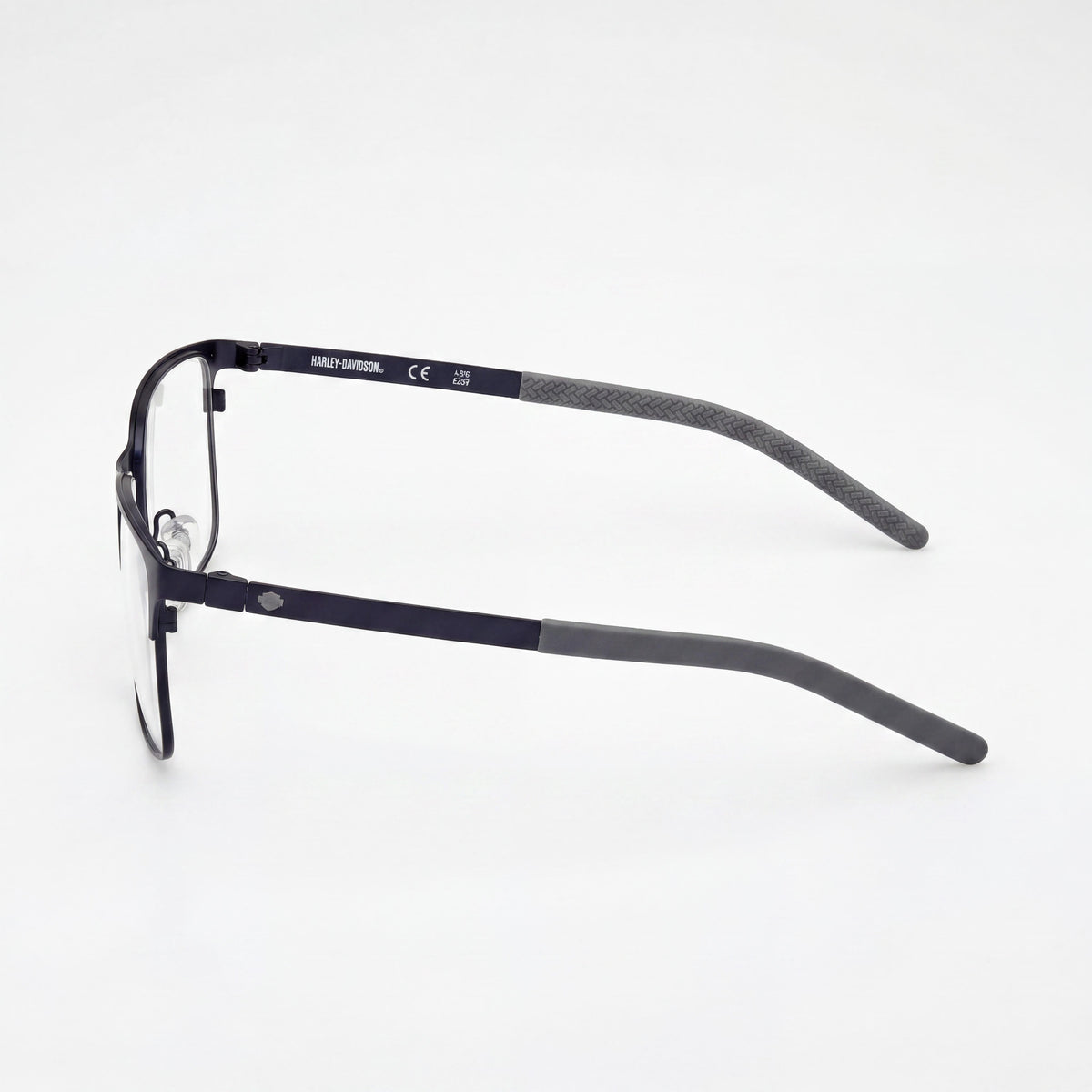 Gafas graduadas rectangulares Harley-Davidson Hd50102 azules para hombre, metal 58mm, Photo 2