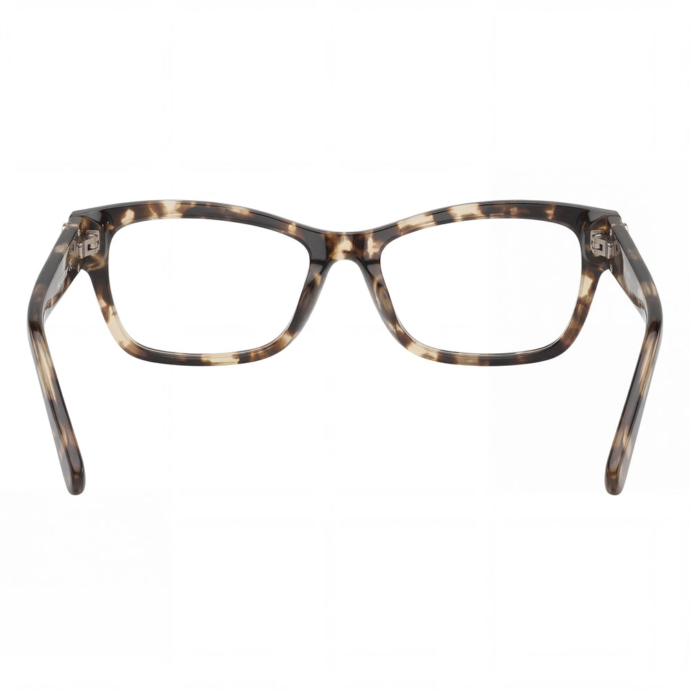 Harley-Davidson Hd50105 Rectangle Eyeglasses Unisex — side view, Havana Black temples