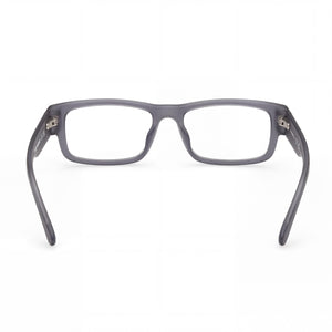Harley-Davidson HD50111 Rectangle Eyeglasses Unisex — side view, Gray Plastic temples