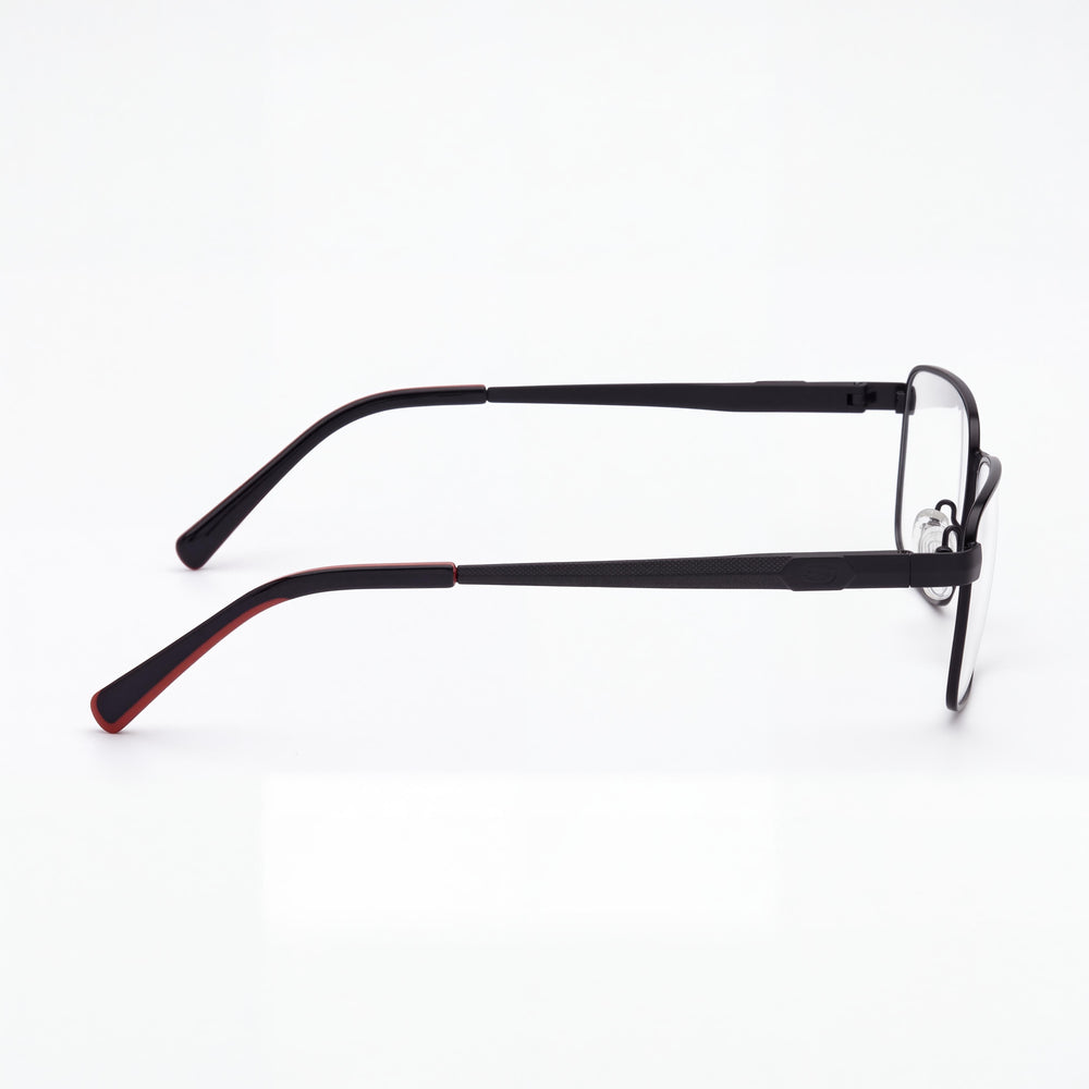 Harley-Davidson HD50112 Rectangle Eyeglasses for Men — front view, Metal