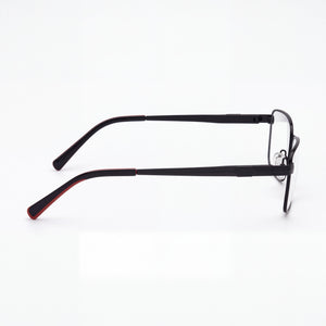 Harley-Davidson HD50112 Rectangle Eyeglasses for Men — front view, Metal