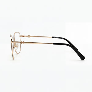 Harley-Davidson Hd50118 Cat Eye Eyeglasses for Women — front view, Metal
