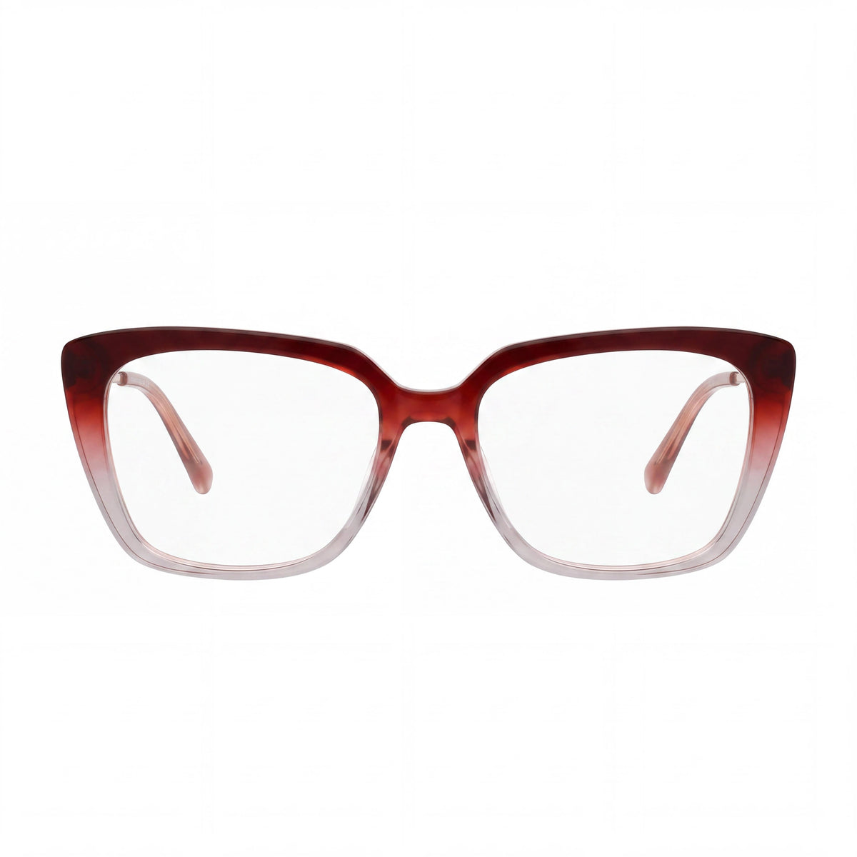 Gafas ópticas Harley-Davidson Hd50119 de mujer con montura de plástico en burdeos y oro rosa, 53 mm, Photo 2