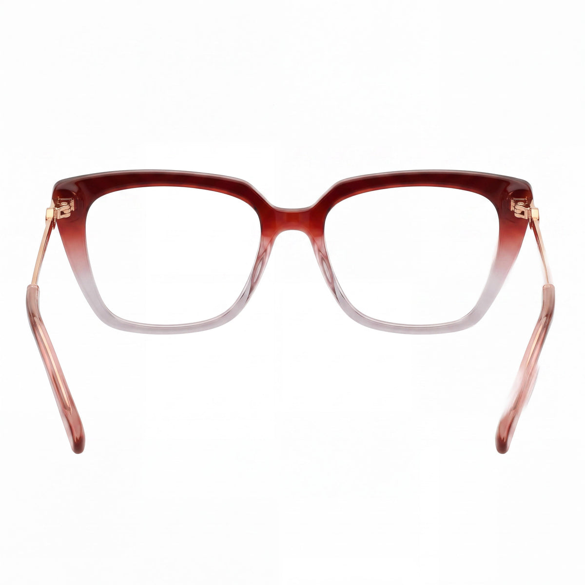 Gafas ópticas Harley-Davidson Hd50119 de mujer con montura de plástico en burdeos y oro rosa, 53 mm, Photo 3