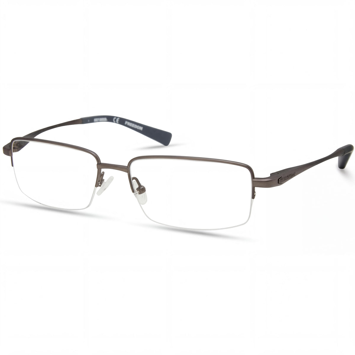 Harley-Davidson Hd9024 Silver Rectangle Eyeglasses Unisex, 59mm, Photo 1