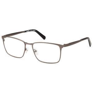 Harley-Davidson HD9028 Silver Rectangle Eyeglasses for Men, Titanium frame