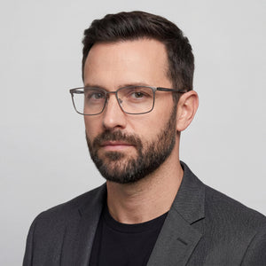 Harley-Davidson HD9028 Silver Eyeglasses Men — lifestyle wear, office and reading