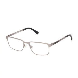 Harley-Davidson Minimalist Silver Rectangle Eyeglasses Unisex, frame front view