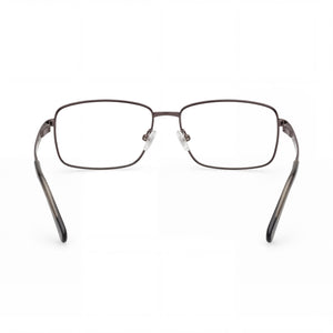 Harley-Davidson Modern Rectangle Eyeglasses Unisex — front view, clear demo lenses