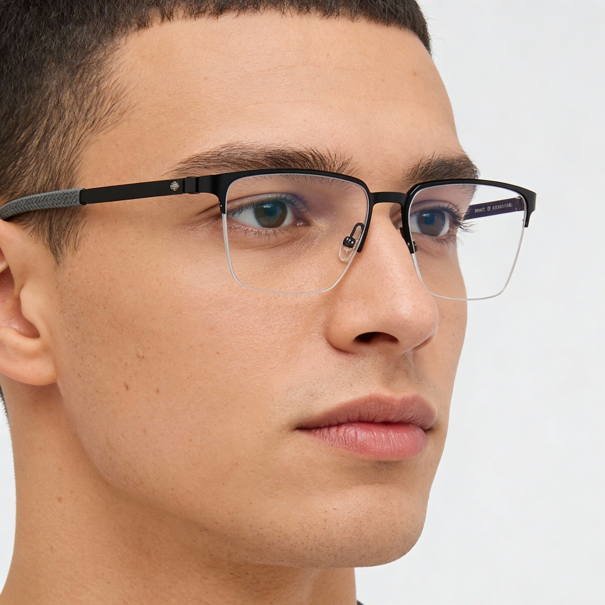 Lentes de Receta Harley-Davidson Rectangulares Azules para Hombre, Photo 4