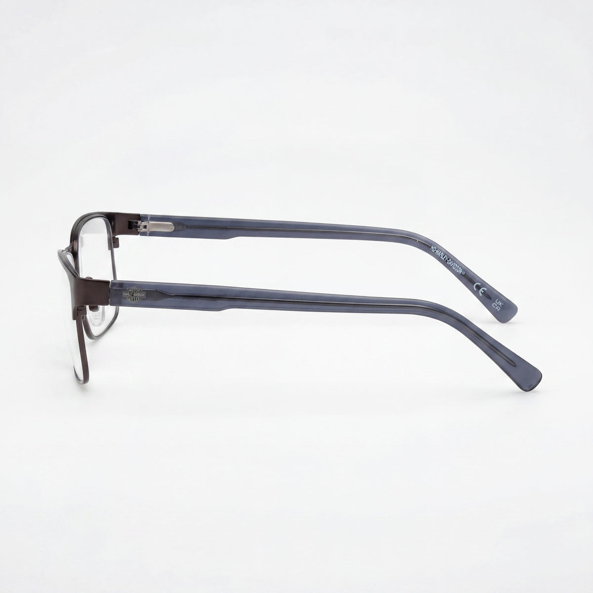 Harley-Davidson Rugged Modern Transparent Rectangle Eyeglasses Unisex, Photo 2