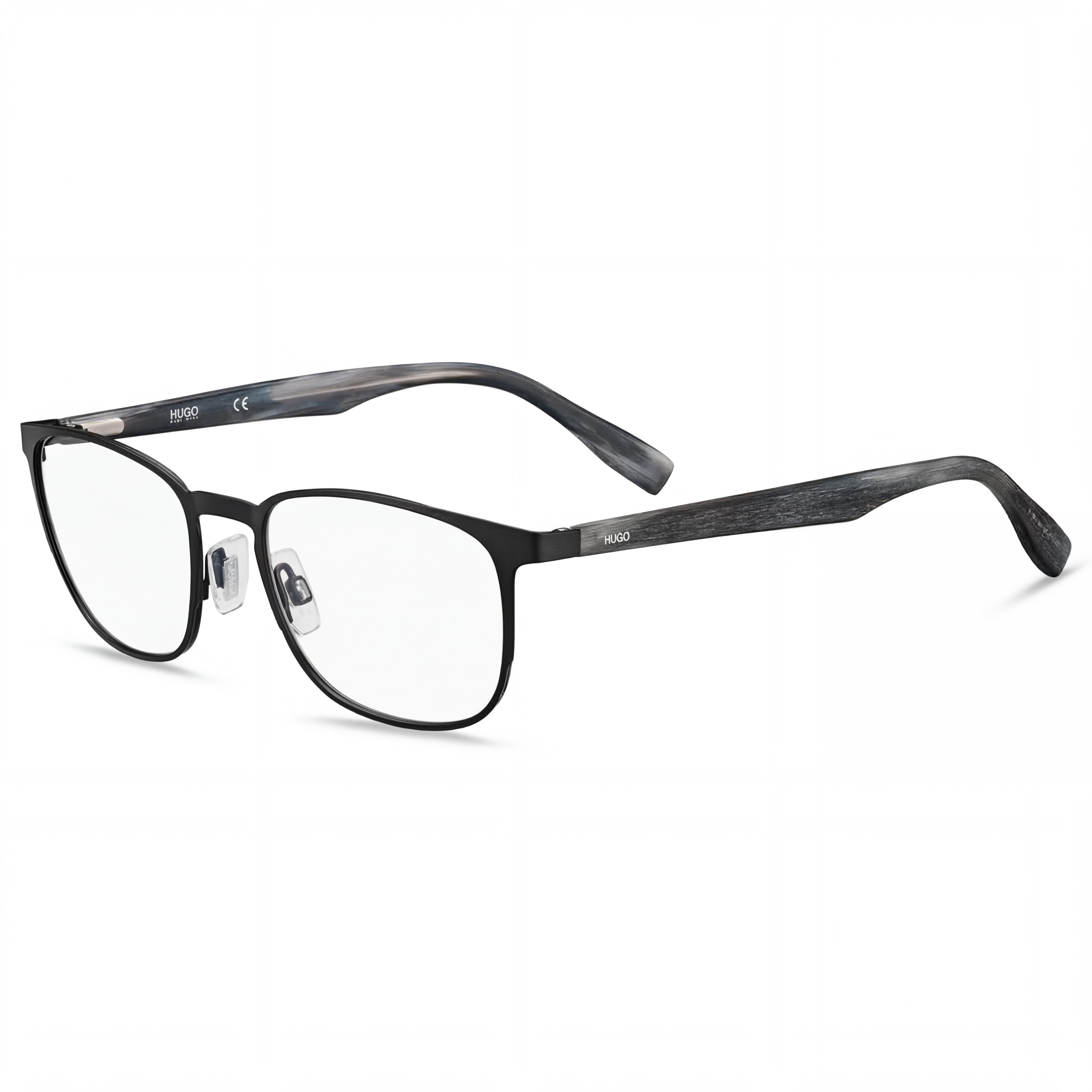 Gafas unisex rectangulares Hugo Boss 0304 negras, Photo 1