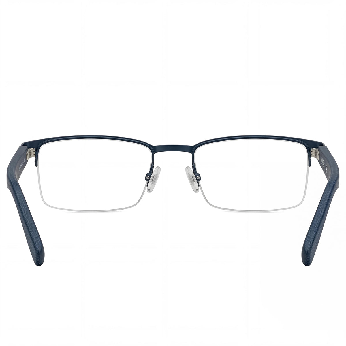 Gafas rectangulares Hugo Boss 0324 azul mate unisex, 55mm, Photo 3