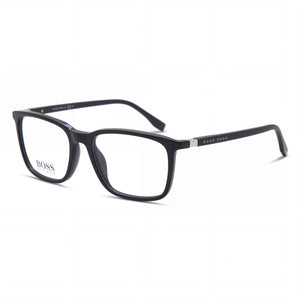 Hugo Boss 0962/It Black Rectangle Eyeglasses Unisex, Plastic frame