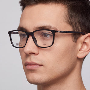 Hugo Boss 0962/It Black Eyeglasses Unisex — lifestyle wear, video calls and remote work days