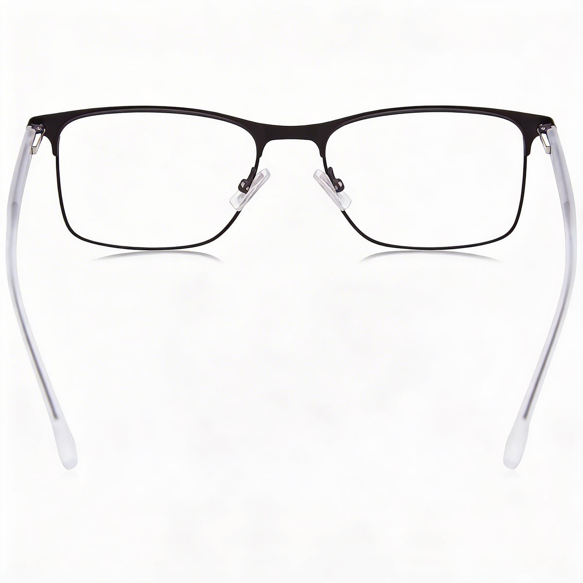 Hugo Boss 0967/It Matt Black Rectangle Eyeglasses for Men, Metal 54mm, Photo 3