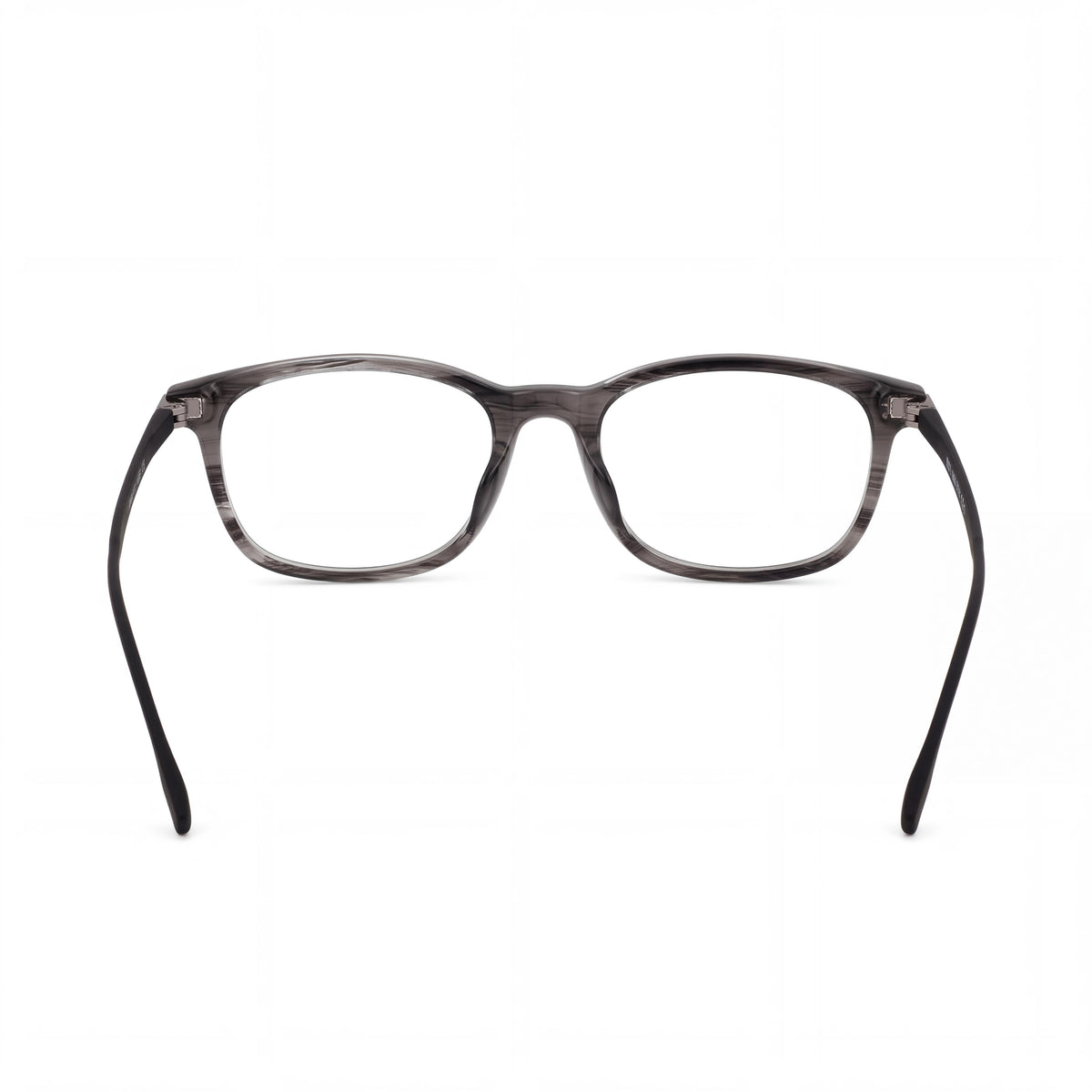 Hugo Boss 0989 Striped Grey Square Eyeglasses Unisex, 51mm, Photo 3