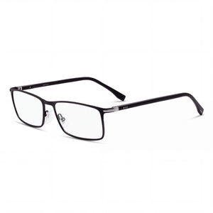 Hugo Boss 1006/It Matt Black Rectangle Eyeglasses for Unisex, Stainless Steel frame