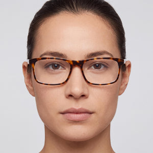 Hugo Boss 101566 Havana Crystal Eyeglasses Unisex — lifestyle wear, library reading and research hours