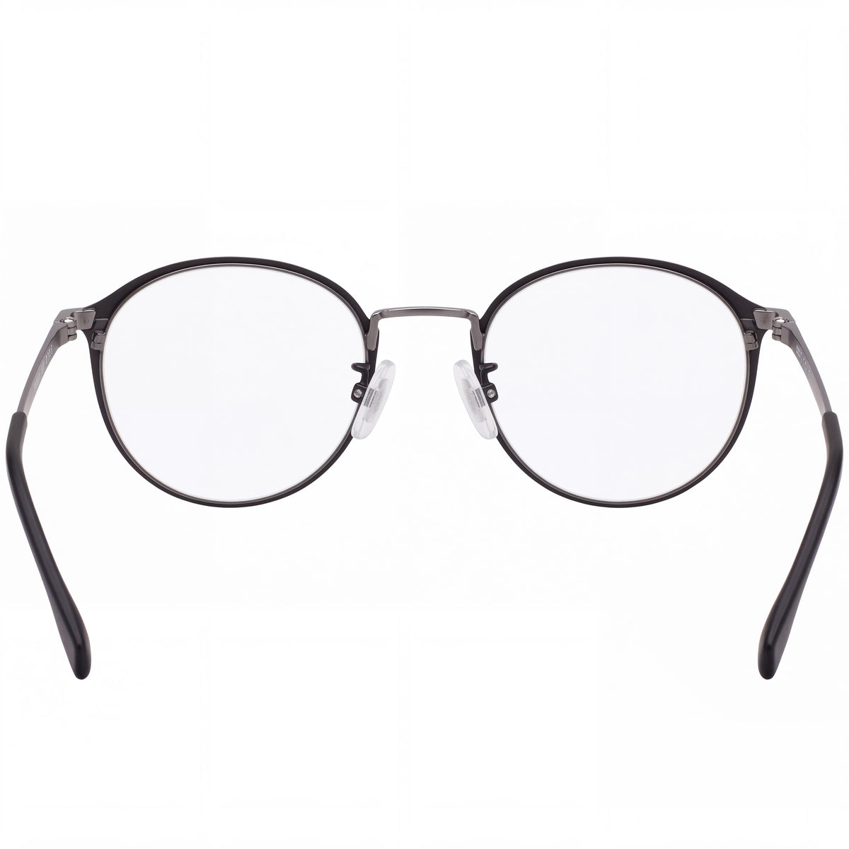 Gafas graduadas Hugo Boss 102062 para hombre, de titanio/beta-titanio, color negro mate y gris, forma ovalada, 49-145, Photo 3