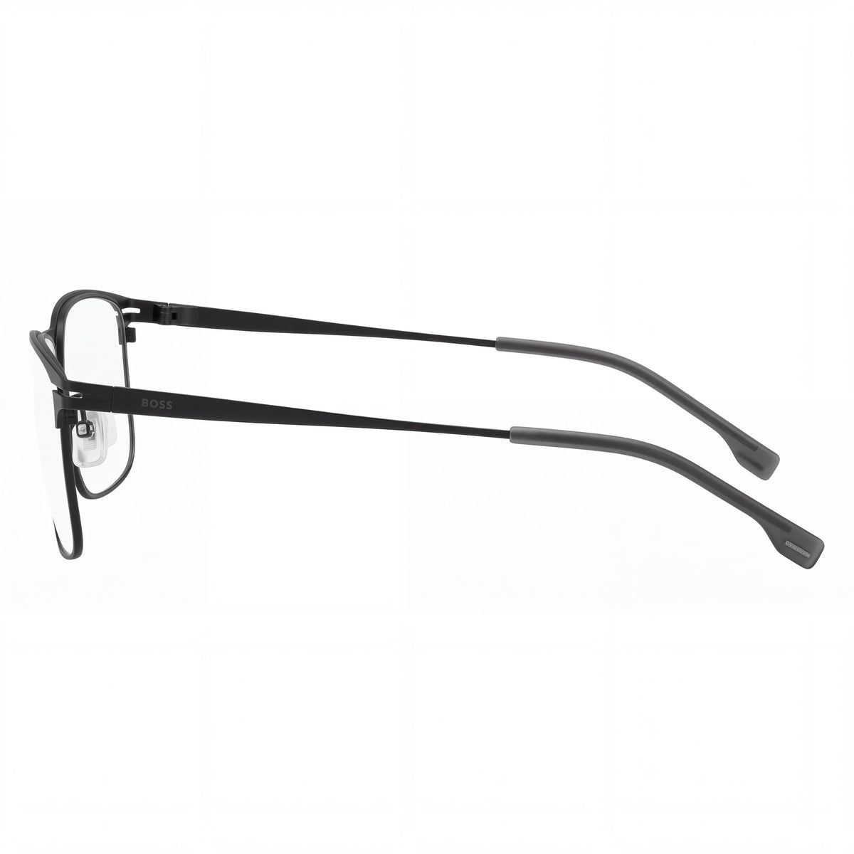 Hugo Boss 106587 Matt Black Rectangle Eyeglasses Unisex, 57mm, Photo 2