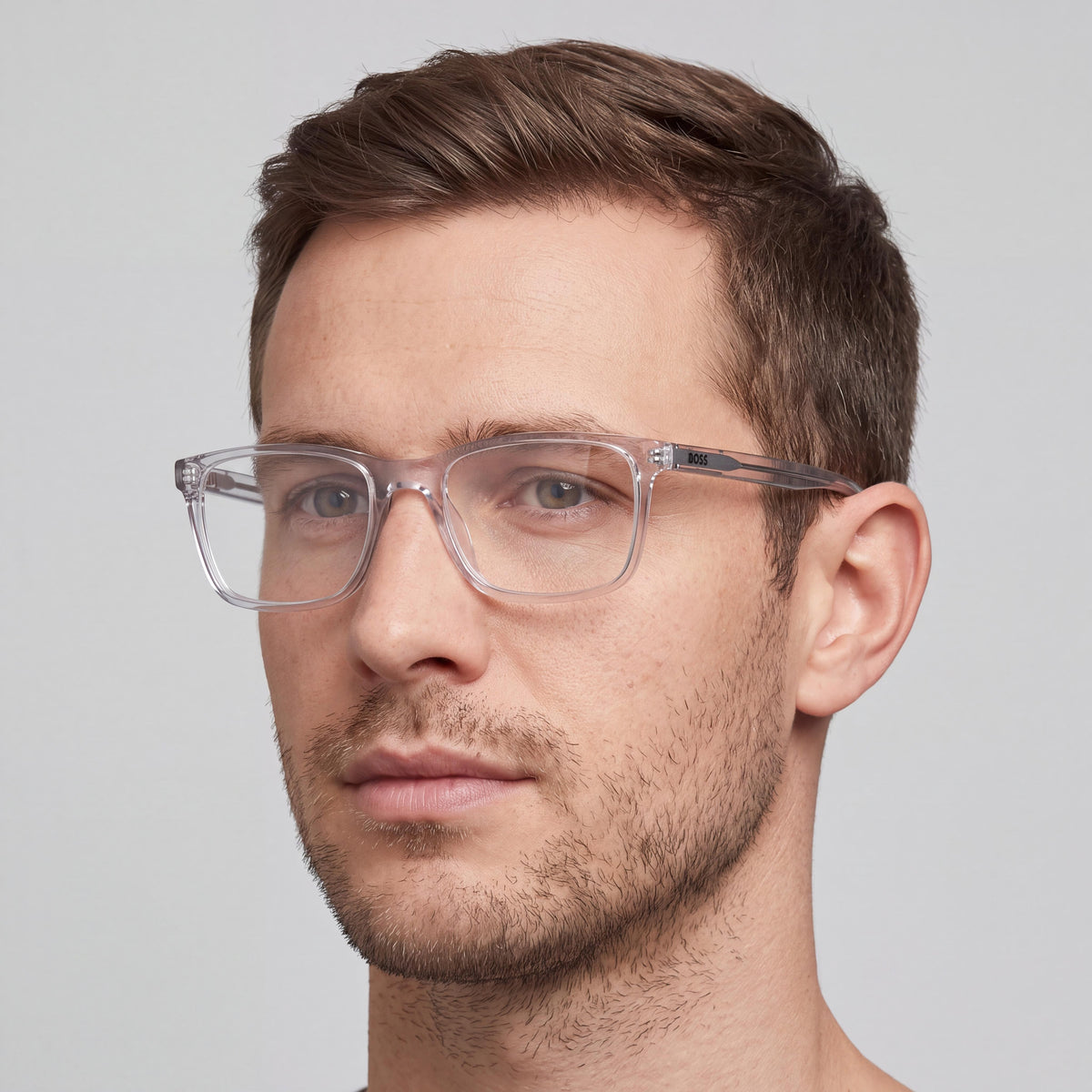 Hugo Boss 107603 Kb7 Rectangle Eyeglasses for Men, 54mm, Photo 5