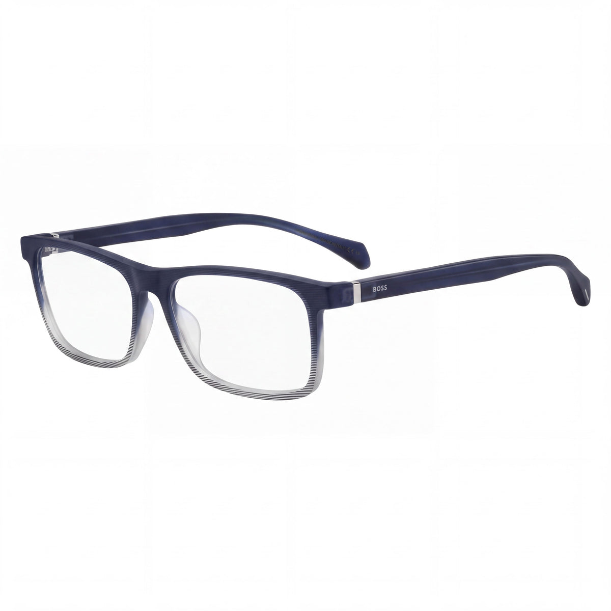 Gafas graduables para hombre Hugo Boss 1084/It modernas de acetato con patrón azul 56 mm, Photo 1