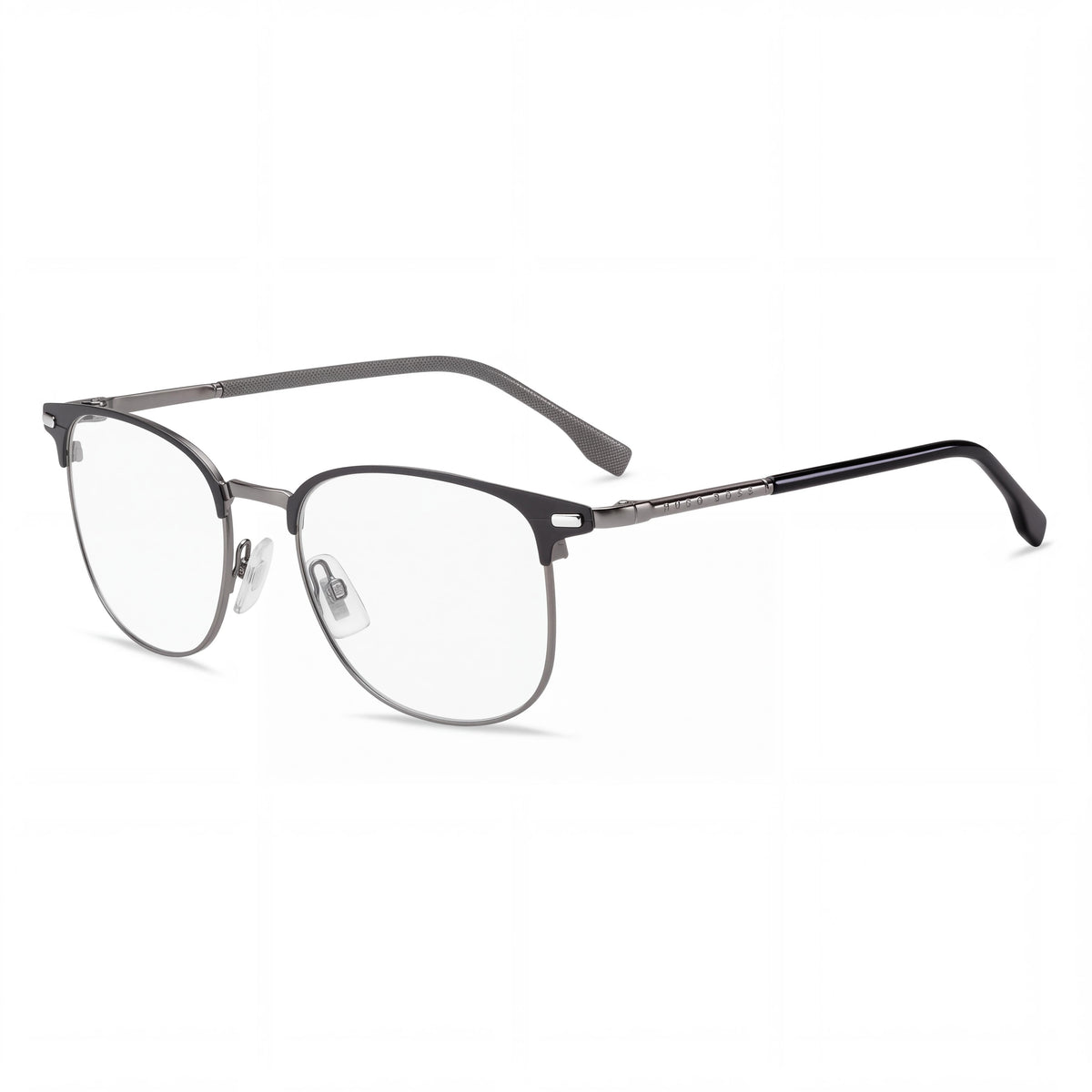 Gafas graduadas rectangulares para hombre Hugo Boss 1125/U en negro mate, Photo 1