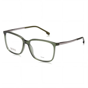 Hugo Boss 1185/IT Green Rectangle Eyeglasses Unisex, Plastic frame