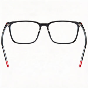 Hugo Boss 1225 Rectangle Eyeglasses Unisex — front view, Magnesium