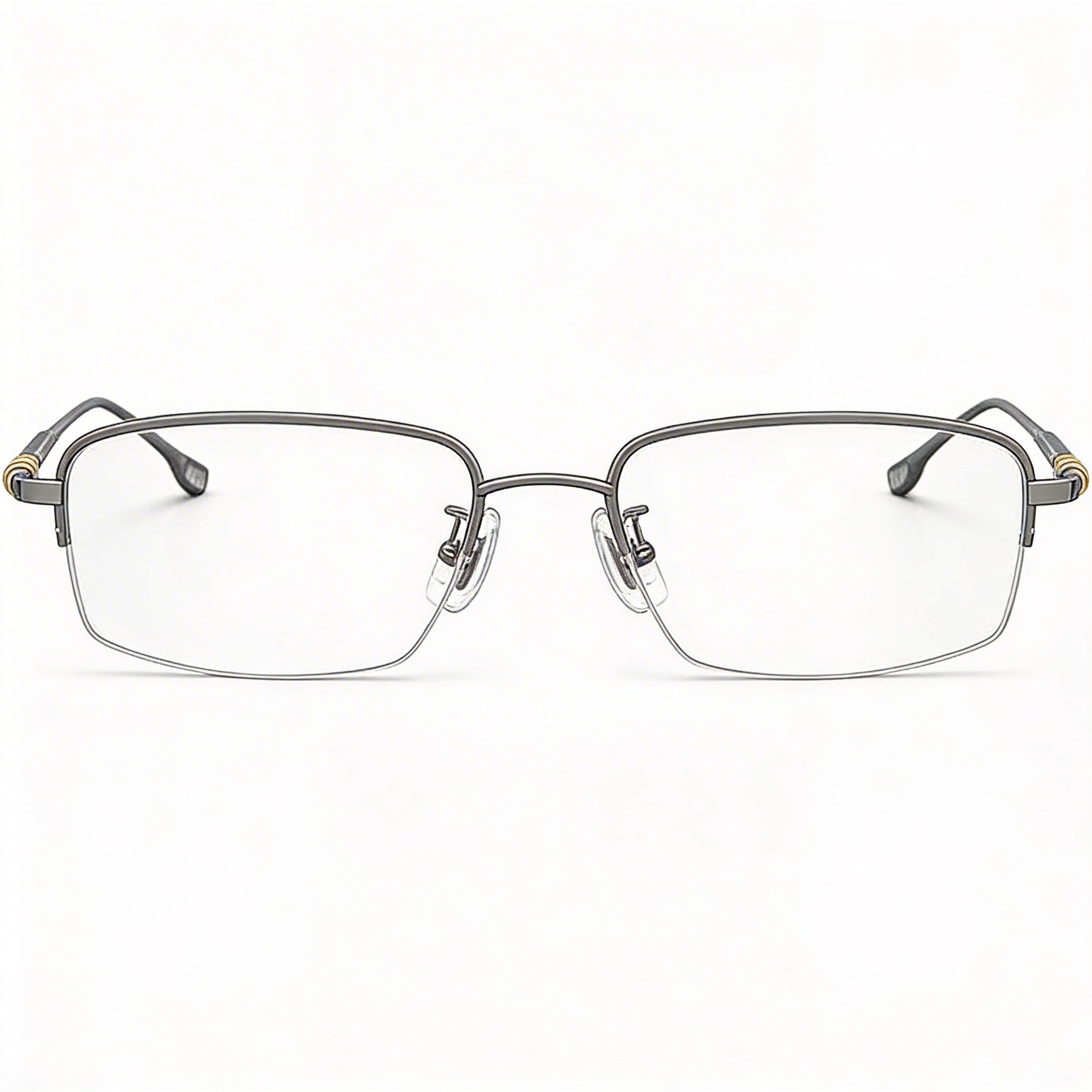 Gafas unisex rectangulares Hugo Boss 1298/F plateadas, Photo 2