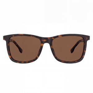 Hugo Boss 1299/U/S Square Sunglasses for Men — front view, Plastic frame