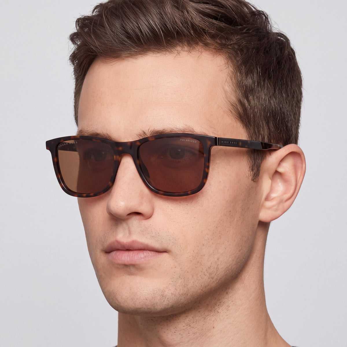 Gafas de sol cuadradas Hugo Boss 1299/U/S Havana para hombre, 55 mm, Photo 5