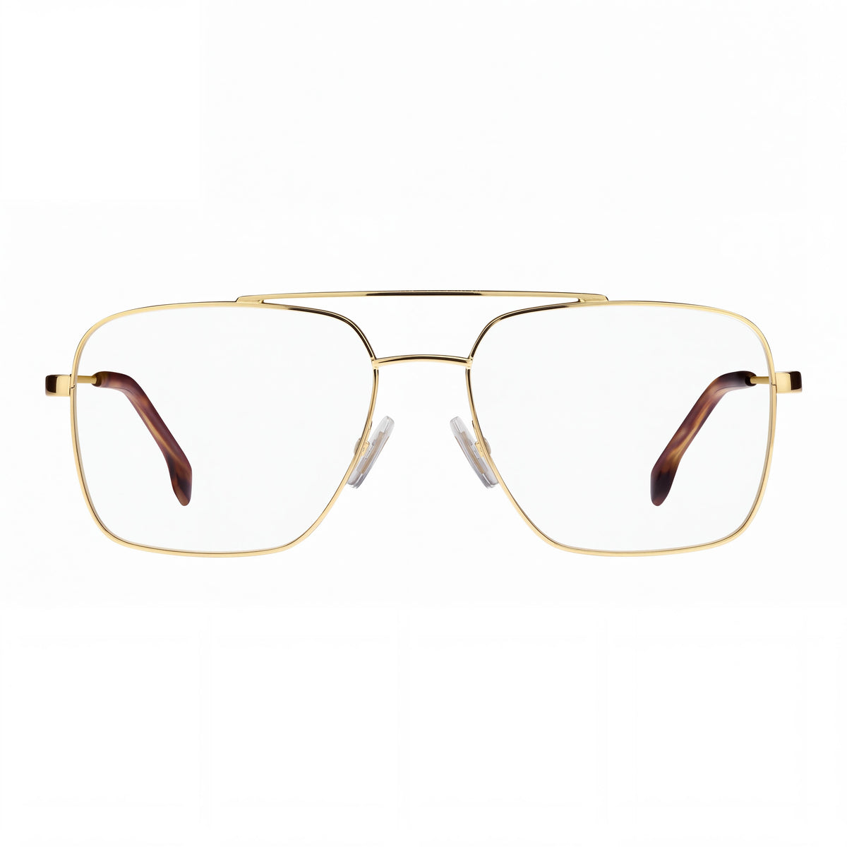Gafas BOSS Audio Systems 1328 de estilo moderno unisex con montura de metal dorado y lentes de policarbonato, ancho de lente de 57 mm, Photo 2