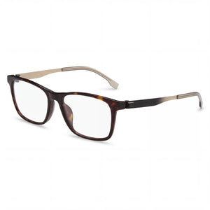 Hugo Boss 1343/F Havana Rectangle Eyeglasses Unisex, Plastic frame