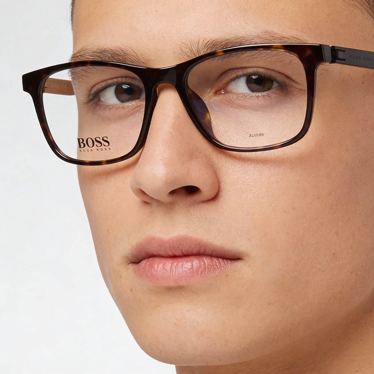 Hugo Boss Boss 1343/F Gafas de sol unisex con montura de plástico habana, ancho de lente de 54 mm, Photo 3