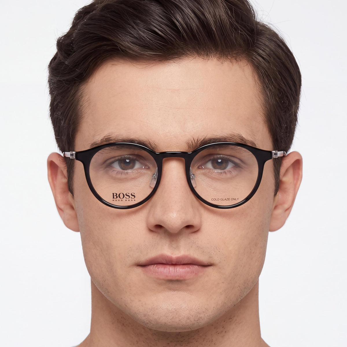 Gafas graduadas BOSS Audio Systems 1350/F para hombre, de propionato en color negro mate y rutenio, 49 mm, no polarizadas, Photo 4
