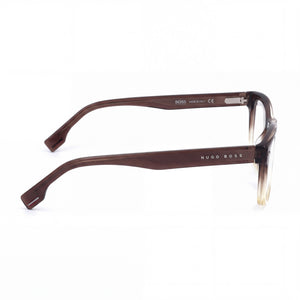 Hugo Boss 1354/U Rectangle Eyeglasses for Men — front view, Plastic