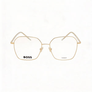 Hugo Boss 1398 Oval Eyeglasses for Women — front view, Titanium