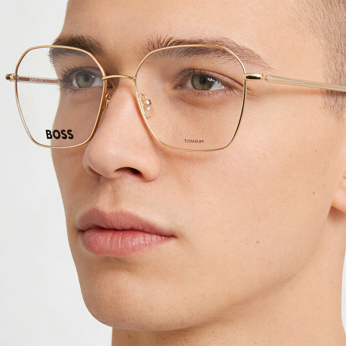 Hugo Boss 1398 Rose Gold Oval Eyeglasses for Women, 54mm, Photo 5