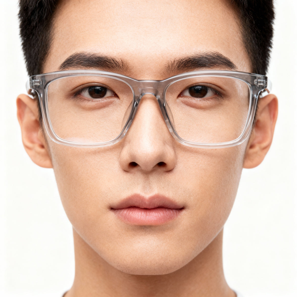 Gafas unisex cuadradas Hugo Boss 1403/F grises, acetato 53mm, Photo 3