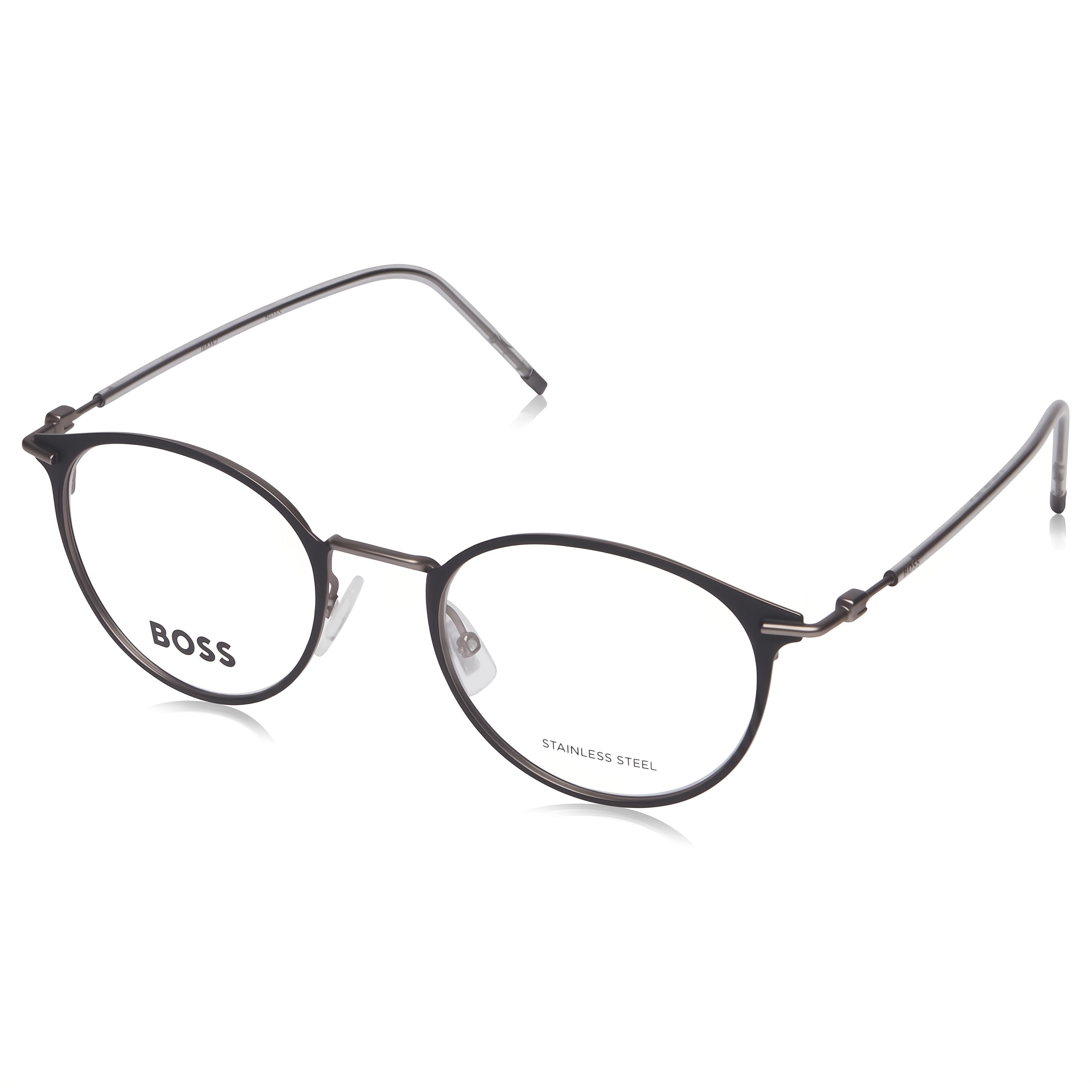 Gafas Hugo Boss 1432 cuadradas de rutenio negro para hombre, 50 mm, Photo 1