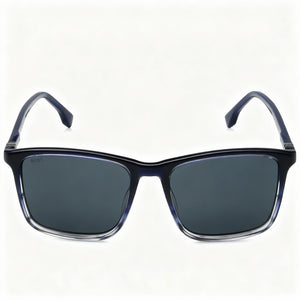 Hugo Boss 1434/S Rectangle Sunglasses for Men — front view, Acetate frame