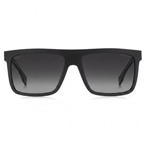 Hugo Boss BOSS 1440/S Rectangle Sunglasses for Men — front view, Acetate frame
