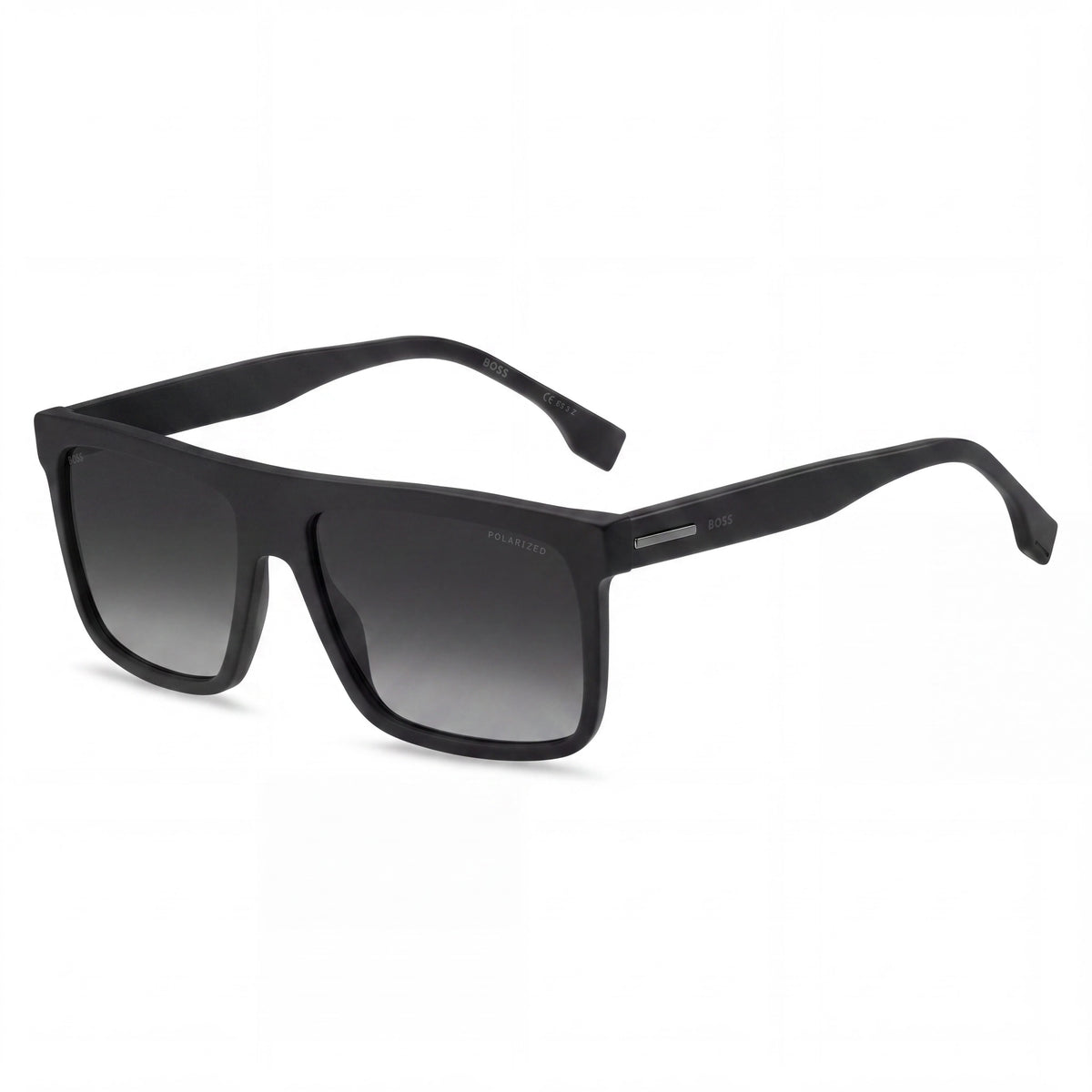 Gafas de sol Hugo Boss 1440/S negro mate, con lentes grises degradadas para hombre, 59 mm, Photo 1