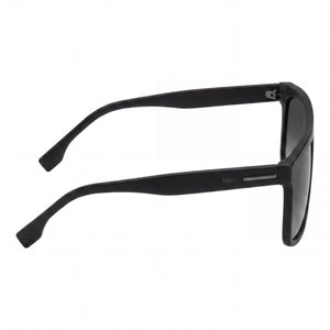 Hugo Boss BOSS 1440/S Rectangle Sunglasses Men — side view, Gradient Grey Shaded lens