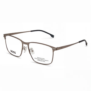 Hugo Boss 1467/F Black Rectangle Eyeglasses for Men, Metal frame