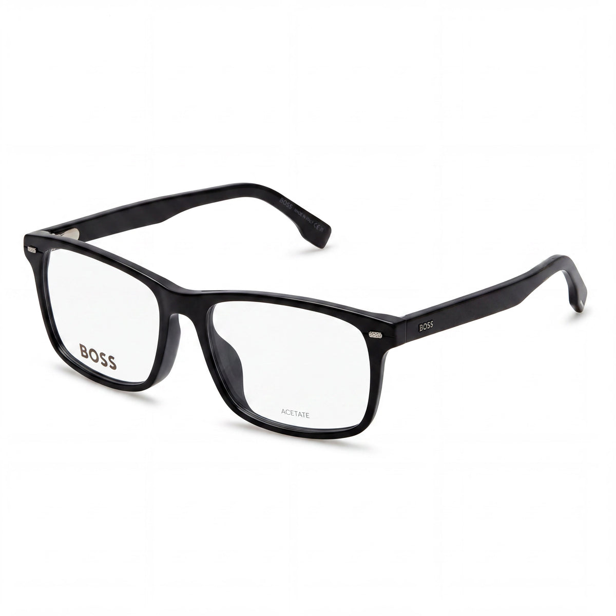 Gafas graduadas Hugo Boss 1478/F rectangulares negras unisex, acetato 55 mm, Photo 1